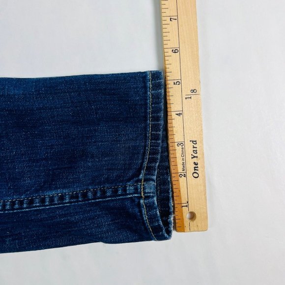 Hudson Womens Jeans 26 Blue Skinny Stretch Dark Wash Whiskers Flap Pockets - Picture 10 of 10
